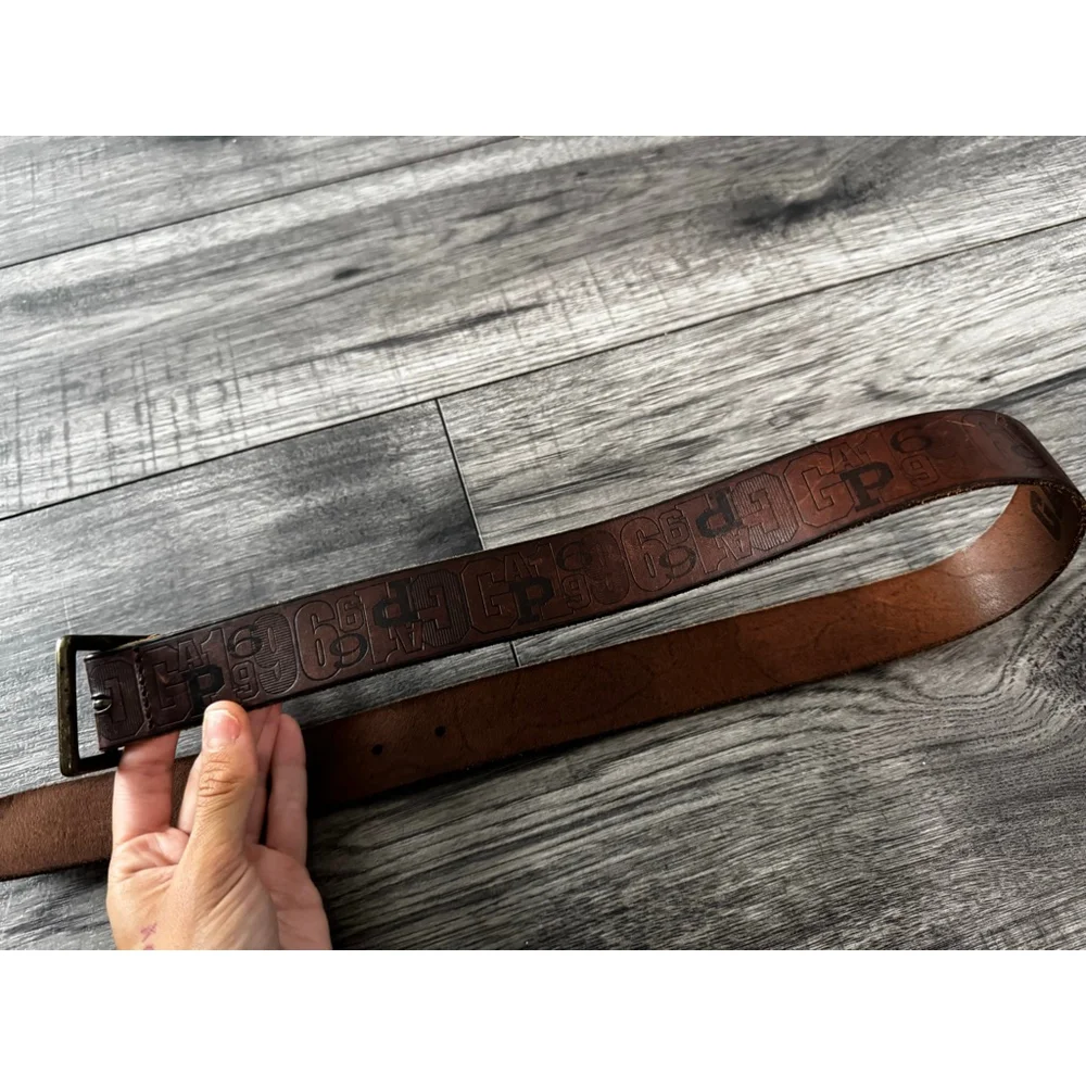 GAP Genuine Leather Size Large Brown Made in the USA Belt